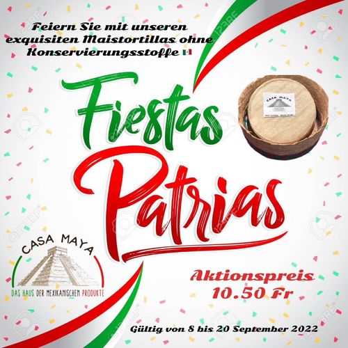 Tortilla de Maíz Nixtamalizada "Casa Maya" 14cm, 1Kg