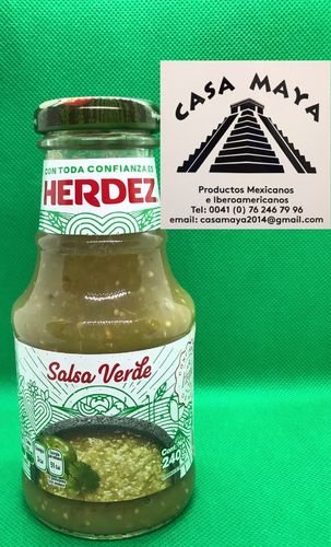 Salsa verde "Herdez" botella 240g,